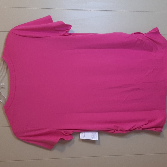 Maternity Tee Shirt Sonoma Brand Vibrant Pink With OH GIRL On Front Size XL - Picture 13 of 13